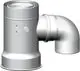 Wolf-Adapter-2xDN160-auf-DN160-225-fuer-raumluftunabhaengigen-Betrieb-MGK-2-2651332 gallery number 1